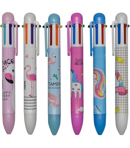 Amazon | ジェラトーニ6色ボールペン | 多色ボールペン | 文房具